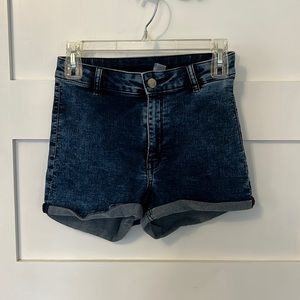 High waisted shorts
